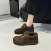 Zapatos de Algodón Cómodos Versátiles Cálidos con Felpa Gruesa Suela 2026 Otoño/Invierno Nuevo Estilo de Moda Versátiles Cómodos para Mujer
