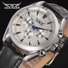 Reloj mecánico jaragar para hombre moda casual seis manecillas automático mecánico reloj nuevo producto