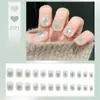 Uñas Postizas Personalizadas Pure Desire, Manicura Portátil de Alta Gama, Uñas Postizas Blanqueadoras, Uñas Portátiles, Uñas de Manicura Terminadas