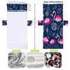 Funda para silla de playa transfronteriza, funda para sillón reclinable, bolsa de toalla, bolsa de toalla de playa, serie flamenco, docena digital 3D