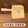 Caja de Moxibustión de Bambú con Asa para Uso Portátil, Caja de Moxibustión para Cintura y Todo el Cuerpo, Dispositivo de Moxibustión Calentador, Juego Completo de Herramientas de Moxibustión para Medicina Tradicional China
