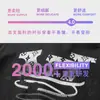 [Personalizado] Marca de Moda Lujo Ligero Estampado Digital de Letras Pedrería Directo de Fábrica Transfronterizo Camisa de Manga Larga Resistente a las Arrugas Sin Planchar
