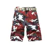 Shorts Cargo Camuflados Casuales para Hombre, Corte Holgado, Multibolsillos, Talla Grande, Shorts de Trabajo Estilo Japonés