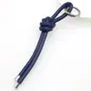 Llavero de Coche Colgante Tejido de Cuero DIY Creativo Cuerda de Muñeca Colgante para Llavero de Coche Colgante para Bolso