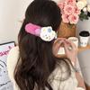Horquilla de peluche con dibujos animados para mujer, con forma de oso grande y pico de pato, para otoño e invierno, con flequillo roto, para la parte trasera de la cabeza.