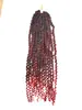 Princesa do comércio exterior música tranças sujas femininas africanas cabelo de crochê 18 polegadas 22 tranças sujas peruca de cabelo cabelo cacheado fabricantes
