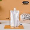 Bolsa con Boquilla de Succión de Papel de Aluminio Puro Engrosado Bolsa de Empaque para Líquidos de Conservación del Calor Sellada Auto-soportante Bolsa de Empaque para Sopa de Ramen Bolsa para Salsa Set