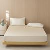Estilo Luxo Leve Classe A 60 Lanjing Tencel Cor Sólida Lençol Cobre-Leito Primavera e Verão Fresco Sedoso Dormir Nu Capa Protetora de Colchão