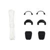 Kit de Cadarços Rápidos Salomon Salomon Cadarços Rápidos Corrida Cross Country Cadarços 3D XT6 Preto e Branco