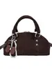 Bolso pequeño retro de otoño e invierno para mujer, nuevo bolso cruzado versátil de moda 2026, bolso de mano con forma de concha exquisito y moderno