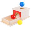 Materiales didácticos Montessori educación temprana juguetes educativos para bebés y niños pequeños caja de monedas con forma de emparejamiento educativo 0-2-3 años