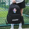 Mochila Escolar Tendência Labubu Estampada para Alunos do Quarto ao Sexto Ano e Ensino Fundamental com Estojo