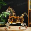 Cavalo estilo garrafa de vinho zodíaco garrafa de vinho alto borossilicato vidro garrafa de vinho estilo vidro enfeites garrafa de vinho