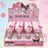 Kt Cat Pegamento Sólido en Barra Sanrio Pegamento Sólido en Barra Caja Completa Papelería Creativa Hecha a Mano para Niños Pegamento Sólido al por Mayor