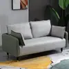 Sofá de tela técnica, sala de estar, apartamento pequeño, estilo moderno minimalista, lujo ligero, dormitorio, propiedad de alquiler, sofá de dos o tres plazas, tienda de ropa
