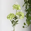 Flores Artificiales con 3 Cabezas, Hortensias de Colores para Decoración del Hogar, Arreglos de Boda y Arreglos Florales para Bodas, Hortensias Multicolor Transfronterizas