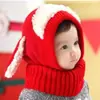 Mono infantil con forma de cachorro para invierno, capa para bebé, chal cálido, bufanda versión coreana