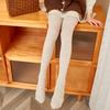 Pantimedias de Algodón Peinado para Niños de Primavera y Otoño, Suelas Medianas y Grandes para Niños, Pantimedias Finas de Terciopelo de Grafeno para Niñas de Otoño e Invierno, con Pie para Niños