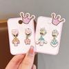 Clip para Oreja para Niños Popular en Internet Nuevo Dibujo Animado Gota para la Oreja Joyería de Princesa Aretes Falsos a Prueba de Dolor Joyería de Aretes para Niñas