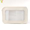 Bolsa de lavado impermeable de PVC, sencilla, de verano, de gran capacidad, para cosméticos de aspecto atractivo, bolsa de almacenamiento portátil para el cuidado de la piel para viajes