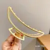 Presilha de Cabelo de Acrílico Tubarão de Verão Inspirada em Celebridades, Presilha de Garra Grande para Mulheres, Acessório de Cabelo para Coque Despojado, Presilha Essencial para Cabelos Grossos