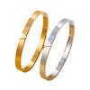 Pulsera Brillante en Forma de V Transfronteriza para Mujer, Moderna y Simple, Elegante Dorada, Pulsera con Hebilla Estilo Lujo Accesible, Pulsera Elegante