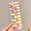 Corda de Cabelo com Aparência de Pelo Animal, Acessórios de Cabelo Estilosos e Duráveis, Adorno de Cabeça Doce Coreano, Elástico de Borracha de Alta Elasticidade, Faixa de Cabeça Durável e Versátil