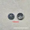 Shanxi Flor de Prata Antiga Espaçador de Contas DIY Prata Panax Notoginseng Girassol Vintage Tampa de Conta Base de Pérola Acessórios Ornamentais Flor de Conta