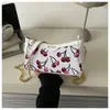 Bolso de Hombro Cruzado de Cereza, Moderno y Único, Bolso de Mujer Simple Texturizado Tipo Bollo, Bolso de Nicho de Moda para el Verano 2026