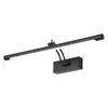 Luz LED frontal de espejo negro, luz de mueble de espejo, aplique de pared a prueba de humedad y antivaho para baño, luz de estilo nórdico, luminaria para espejo de maquillaje