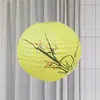 Lanternas de Papel Estilo Chinês para Decoração de Cenas Externas, Abajures Impressos Tradicionais, Lanternas para Preparo de Chá em Casas de Chá, Enfeites Pendurados