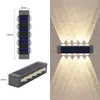 Luz solar para jardim externo, luz de arruela de parede externa à prova d'água, holofote de paisagismo para parede externa de villa, luz de parede decorativa de ambiente