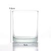 Portavelas de vidrio transparente para aromaterapia, recipiente para velas, adornos de fragancia para el hogar, taza vacía, utensilios para velas DIY, venta al por mayor