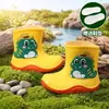 Botas de lluvia para niños nuevas dibujos animados lindas niños bebé botas de lluvia niñas estudiantes niños pequeño zapatos de agua impermeables zapatos de goma