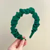 Goma para el pelo fruncida a rayas estilo francés con un toque de alta gama, Lazo para el pelo de tela versátil, Nueva y linda goma para el pelo para niñas