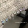 Brincos de Pino Reto Versáteis com Zircônia Super Brilhante para Mulheres, Alto Padrão, Luxo Leve, Exquisitos, Versáteis, Elegantes, Moda de Nicho