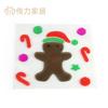 Decoraciones Navideñas Calcomanías de Gelatina Calcomanías de Goma Pegamento Suave Sin Costuras Calcomanías para Ventana de Vidrio Refrigerador Regalo para Niños Viejo Muñeco de Nieve