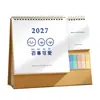 Calendario de Bolsillo Personalizado 2027 Calendario de Escritorio Creativo con Logo Estampado en Oro Publicidad Comercial de Empresa Año del Caballo Calendario Mensual