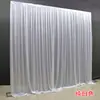 Cortina de Gaze para Casamento Decoração de Hotel Ondas d'Água Grande Vermelha Arranjo de Corrimão de Escada Cabeceira de Cortina de Contas Onduladas para Casamento