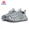 Zapatillas deportivas de malla Habi Bear para niños y niñas, temporada de primavera y otoño, tejido transpirable con velcro, zapatos casuales para exteriores para niños