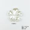 Versão coreana de imitação de Pérola Shell Flor coração DIY acessórios de liga flor para segurar da noiva acessórios de cabelo sapatos roupa material de bolsa