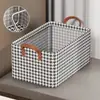 Caixa de Armazenamento Dobrável de Tecido para Casa Dormitório, Cesto Organizador para Guarda-Roupa de Roupas e Calças, Organizador Multifuncional de Grande Capacidade