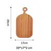 [Escolha Premium] Tábua de Corte para Bebê Frutas Tábua de Corte de Madeira Tábua de Corte Mini Prato Criativo Infantil Tábua de Corte