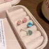 Brincos de Contas Transparentes Coloridos de Gelatina Dopamina de Verão para Mulheres, Design de Nicho, Acessórios de Orelha Versáteis da Moda de Alta Qualidade
