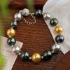 Pulseira Morandi Shijia Pearl com fivela magnética e bola de diamante