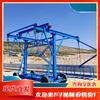 Carro de construcción de encofrado de muro anticolisión para tablero de puente, control remoto, barandilla de carretera, cesta colgante, carro de barandilla