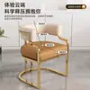 Silla de Comedor, Silla de Té de Lujo Ligero de Gama Alta para Reuniones y Recepciones, Silla para Salón de Uñas, Silla para Salón de Belleza, Silla de Mahjong, Sillón de Oficina de Ventas, Silla de Maquillaje
