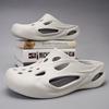 Sapatos EVA 4.0 Sola Grossa Aumento de Altura Sapatos de Praia Sandálias Masculinas Antiderrapantes ao Ar Livre Sandálias de Pé Respirável