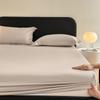 Algodão de Fibra Longa de Alta Qualidade Lençol de Cama Peça Única 100% Algodão Puro 100% Algodão Puro Cor Sólida Luxo Acessível Classe de Luxo Nova Cobertura de Cama Lençóis de Cama