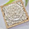 Pulseira de Contas Soltas de Raiz de Bodhi de Jade Branco Natural Enrolada no Dedo Contas Redondas Macias Contas de Buda DIY Wenwan Feminina Artesanal Semente de Bodhi Atacado